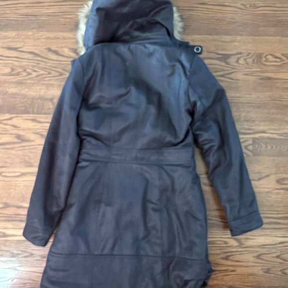 Long winter coat Mademoiselle DDP for girl, Size 12 midnight blue - Picture 5 of 12